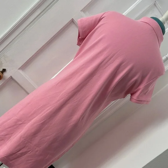 Ralph Lauren Pink Polo Dress with Green Logo - Picture 7 of 13